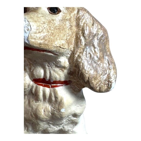 Vintage Cocker Spaniel Dog Figurine Hand Painted Ceramic Statue Puppy 4" READ - Picture 11 of 11